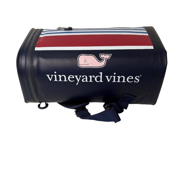 Vineyard Vines Target Weekender Sling Cooler Pattern Navy White 10 Can Capacity - Picture 1 of 8